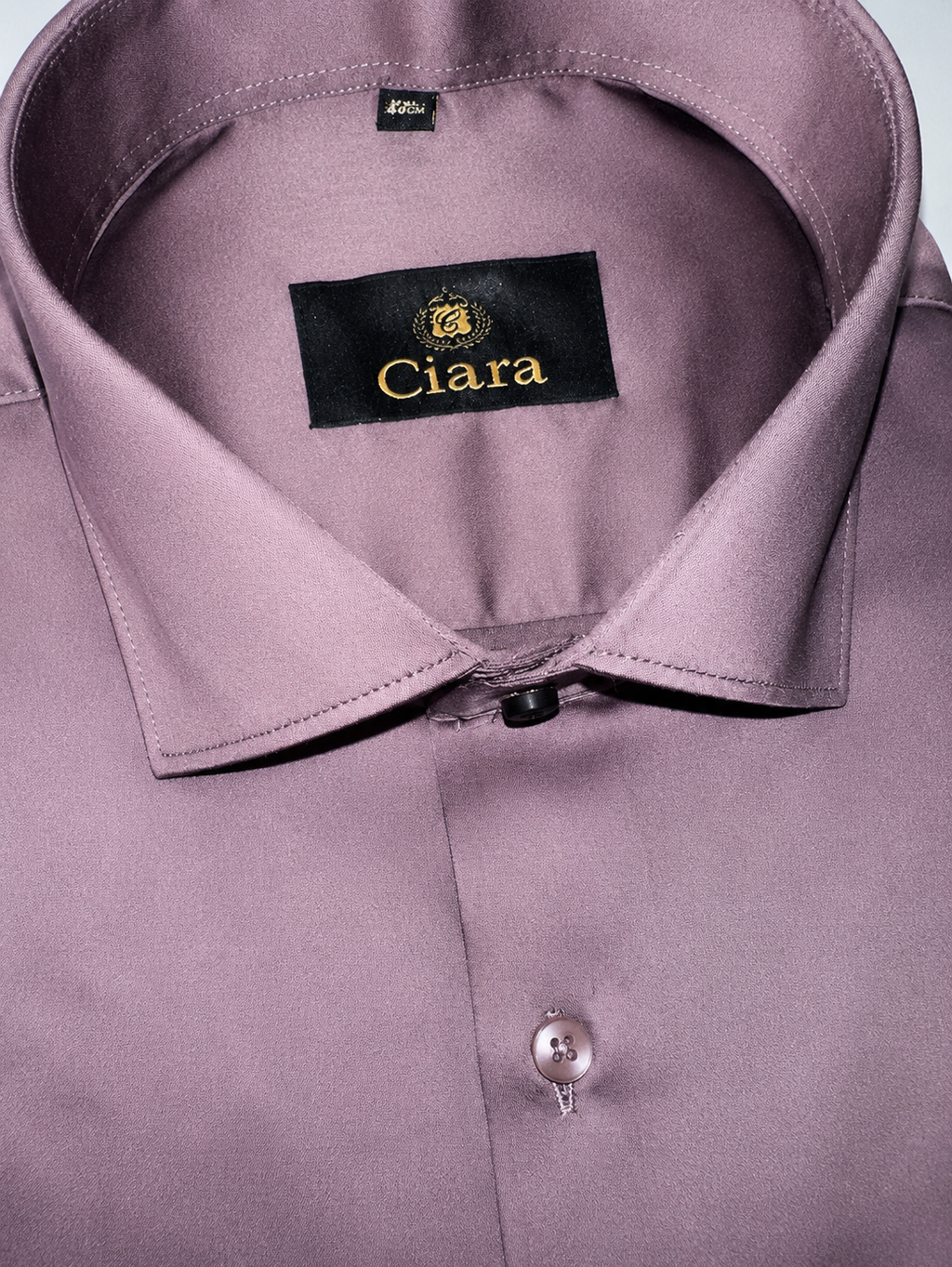 Slim Fit Satin stretchable Plain Shirt