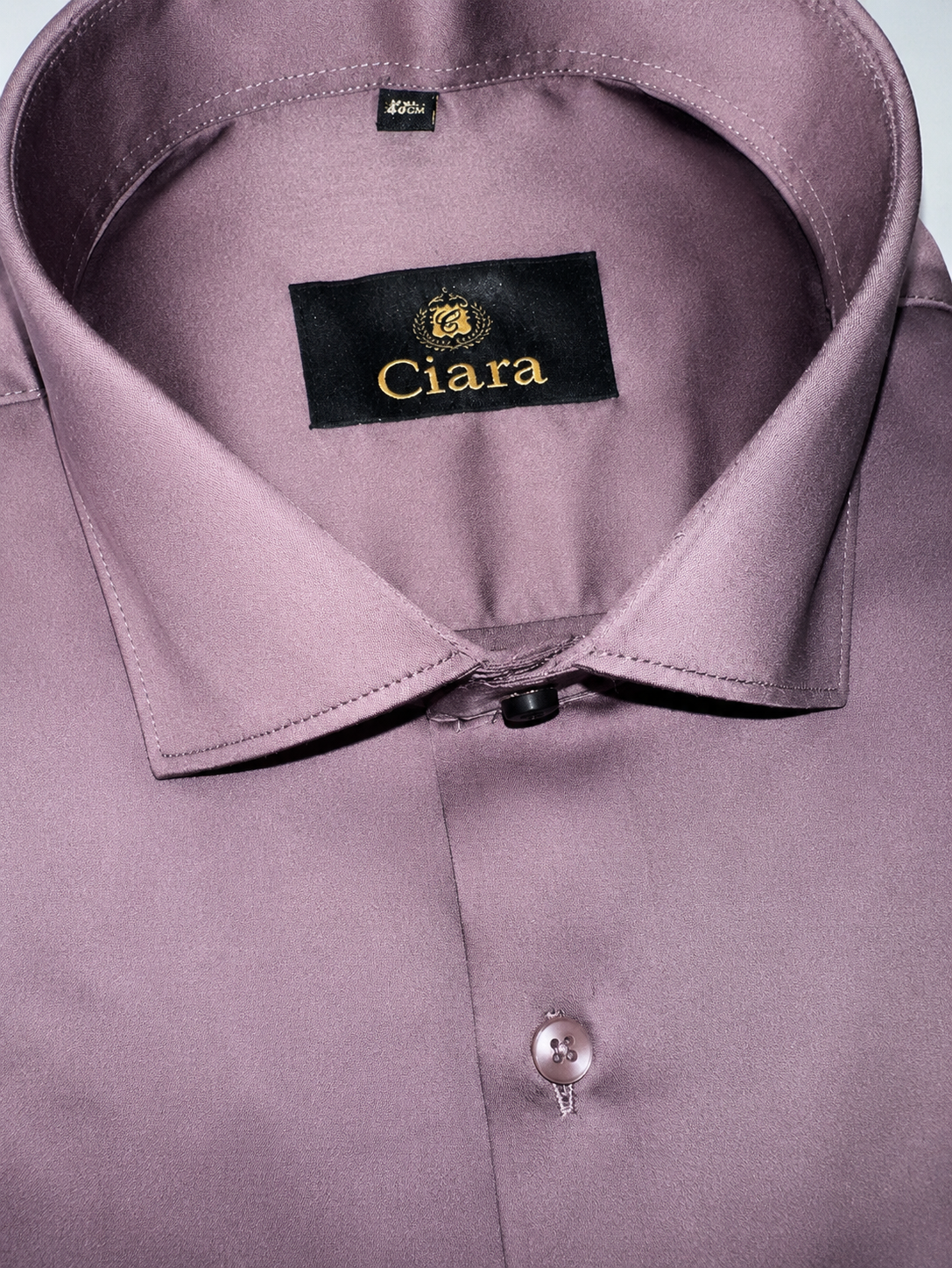 Slim Fit Satin stretchable Plain Shirt